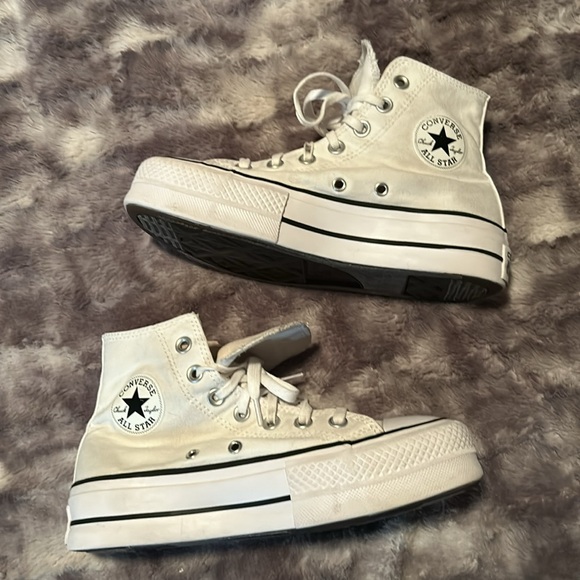 Converse platform white sz 5.5 EUC - Picture 6 of 7